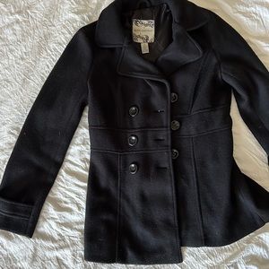 Ladies mid-weight double breasted coat